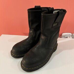 Dr. Martens Black Steel Toe Boots